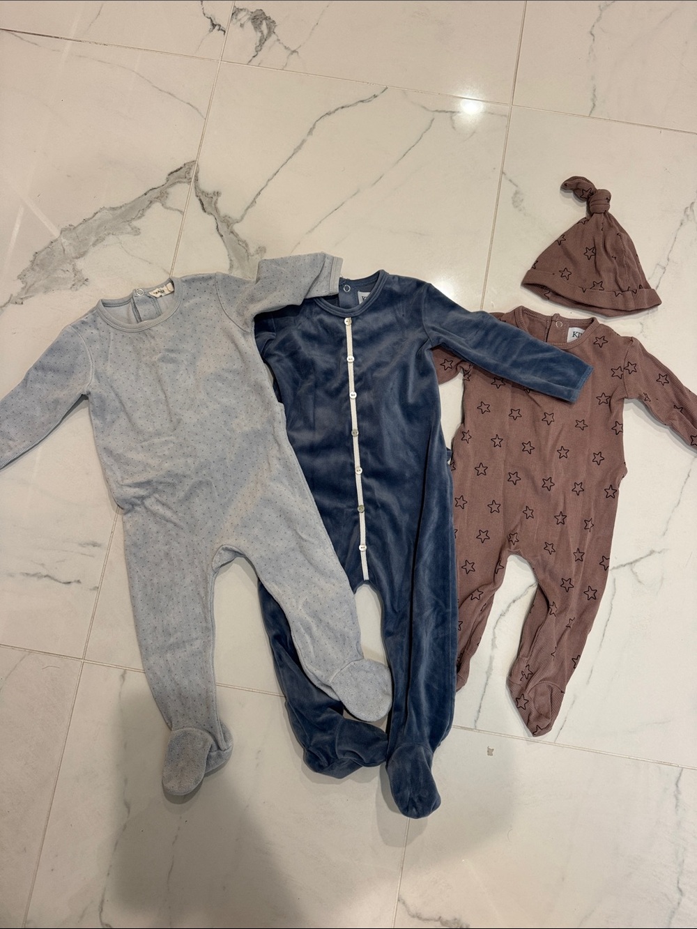Assorted Baby Footie Onesies